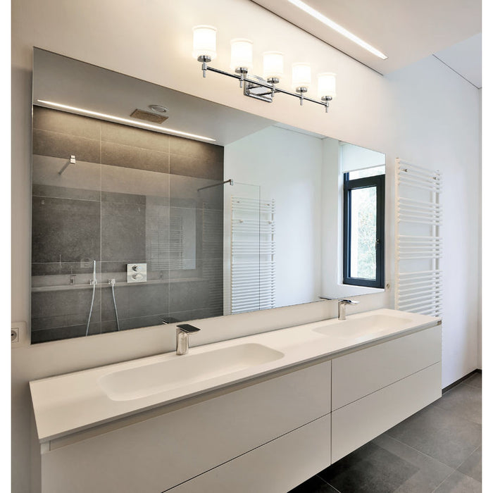 Z-Lite Cadoc Vanity Chrome 5 Light 622-5V-CH | theLightShop