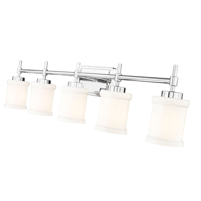 Z-Lite Cadoc Vanity Chrome 5 Light 622-5V-CH | theLightShop