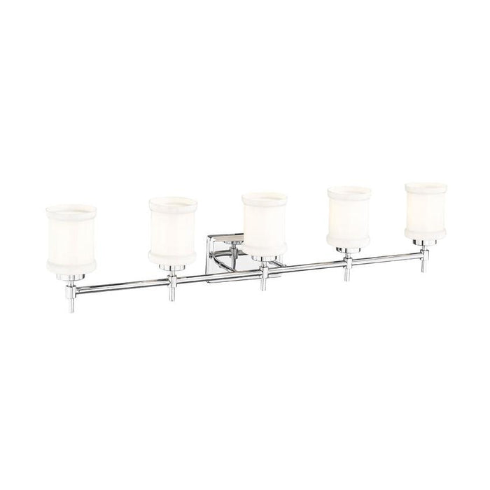 Z-Lite Cadoc Vanity Chrome 5 Light 622-5V-CH | theLightShop