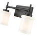 Z-Lite Cadoc Vanity Matte Black 2 Light 622-2V-MB | theLightShop