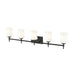 Z-Lite Cadoc Vanity Matte Black 5 Light 622-5V-MB | theLightShop