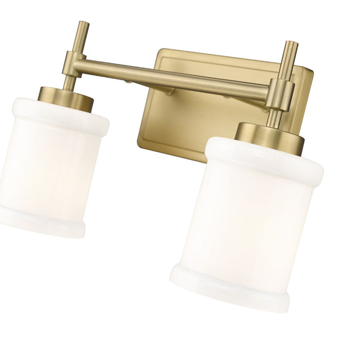 Z-Lite Cadoc Vanity Modern Gold 2 Light 622-2V-MGLD | theLightShop