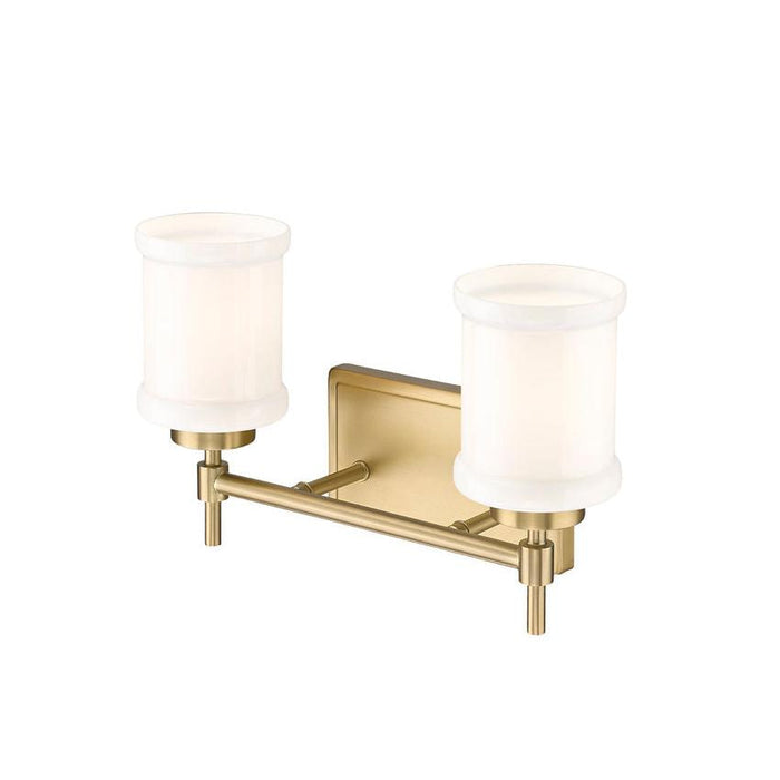 Z-Lite Cadoc Vanity Modern Gold 2 Light 622-2V-MGLD | theLightShop