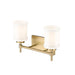 Z-Lite Cadoc Vanity Modern Gold 2 Light 622-2V-MGLD | theLightShop