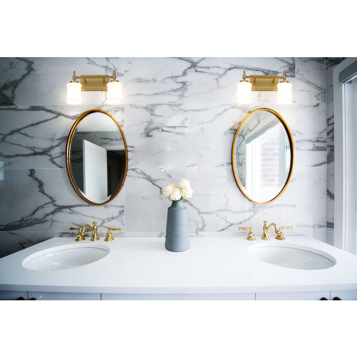 Z-Lite Cadoc Vanity Modern Gold 2 Light 622-2V-MGLD | theLightShop