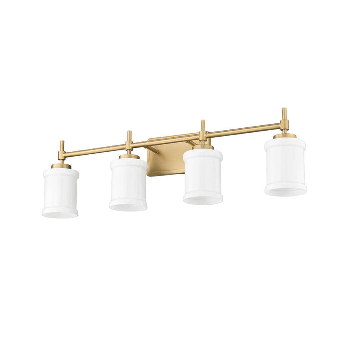 Z-Lite Cadoc Vanity Modern Gold 4 Light 622-4V-MGLD | theLightShop
