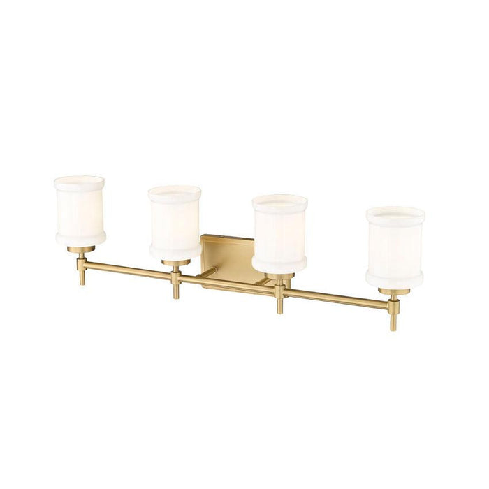 Z-Lite Cadoc Vanity Modern Gold 4 Light 622-4V-MGLD | theLightShop