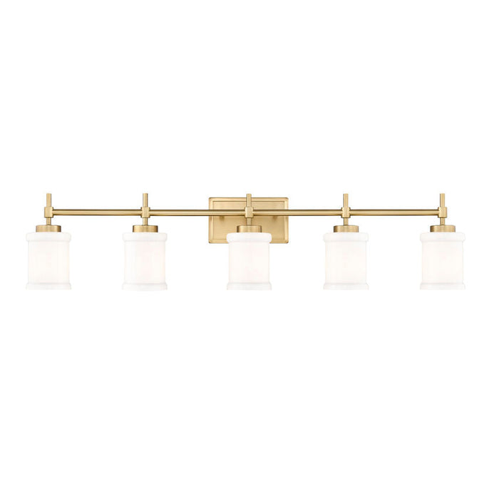 Z-Lite Cadoc Vanity Modern Gold 5 Light 622-5V-MGLD | theLightShop
