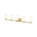 Z-Lite Cadoc Vanity Modern Gold 5 Light 622-5V-MGLD | theLightShop