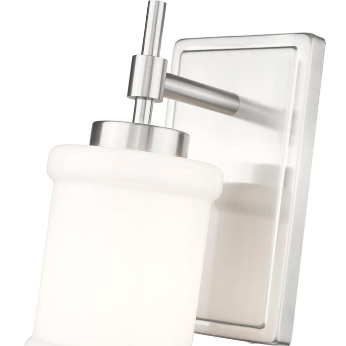 Z-Lite Cadoc Wall Sconce Brushed Nickel 1 Light 622-1S-BN | theLightShop
