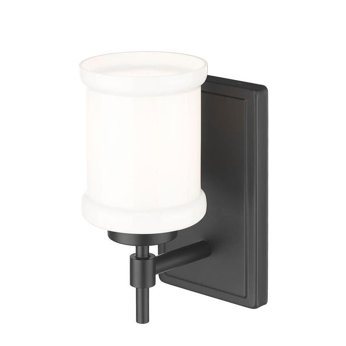 Z-Lite Cadoc Wall Sconce Matte Black 1 Light 622-1S-MB | theLightShop