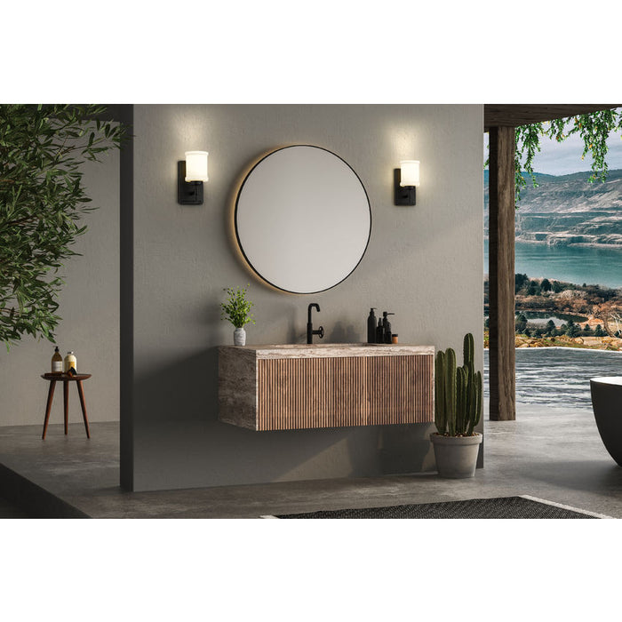 Z-Lite Cadoc Wall Sconce Matte Black 1 Light 622-1S-MB | theLightShop