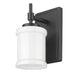 Z-Lite Cadoc Wall Sconce Matte Black 1 Light 622-1S-MB | theLightShop
