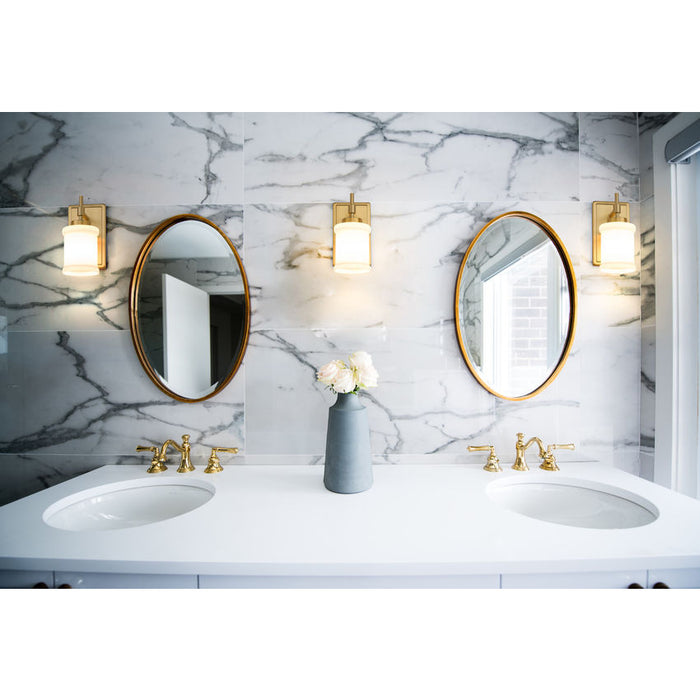 Z-Lite Cadoc Wall Sconce Modern Gold 1 Light 622-1S-MGLD | theLightShop