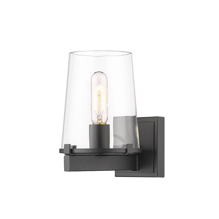 Z-Lite Callista Matte Black 1 Light Vanity 3032-1V-MB | theLightShop