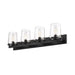 Z-Lite Callista Matte Black 4 Light Vanity 3032-4V-MB | theLightShop