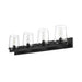Z-Lite Callista Matte Black 4 Light Vanity 3032-4V-MB | theLightShop