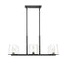 Z-Lite Callista Matte Black 6 Light Chandelier 3032-6L-MB | theLightShop