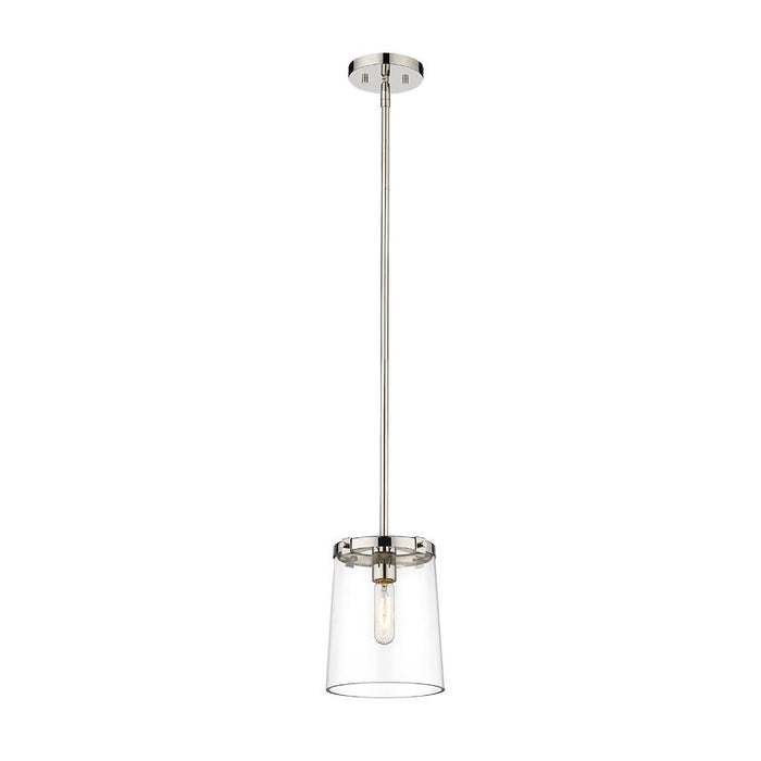 Z-Lite Callista Polished Nickel 1 Light Mini-Pendant 3032MP-PN | theLightShop