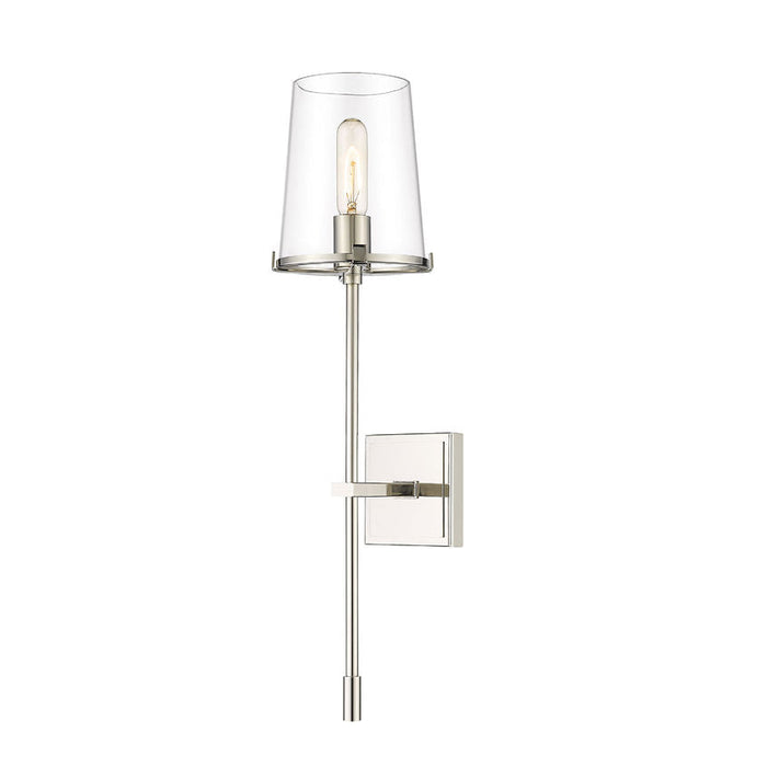 Z-Lite Callista Polished Nickel 1 Light Wall Sconce 3032-1S-PN | theLightShop