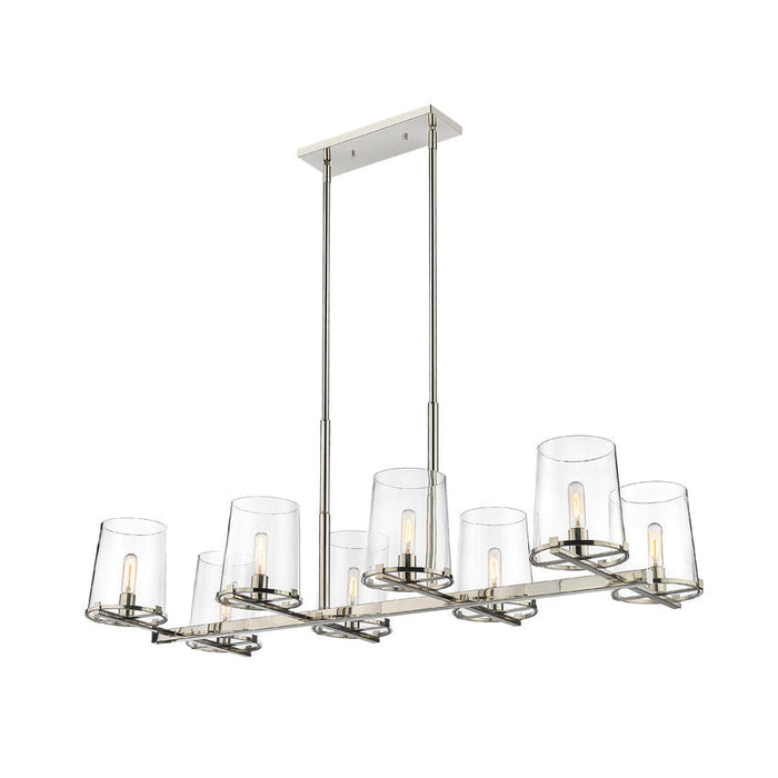 Z-Lite Callista Polished Nickel 8 Light Chandelier 3032-8L-PN | theLightShop