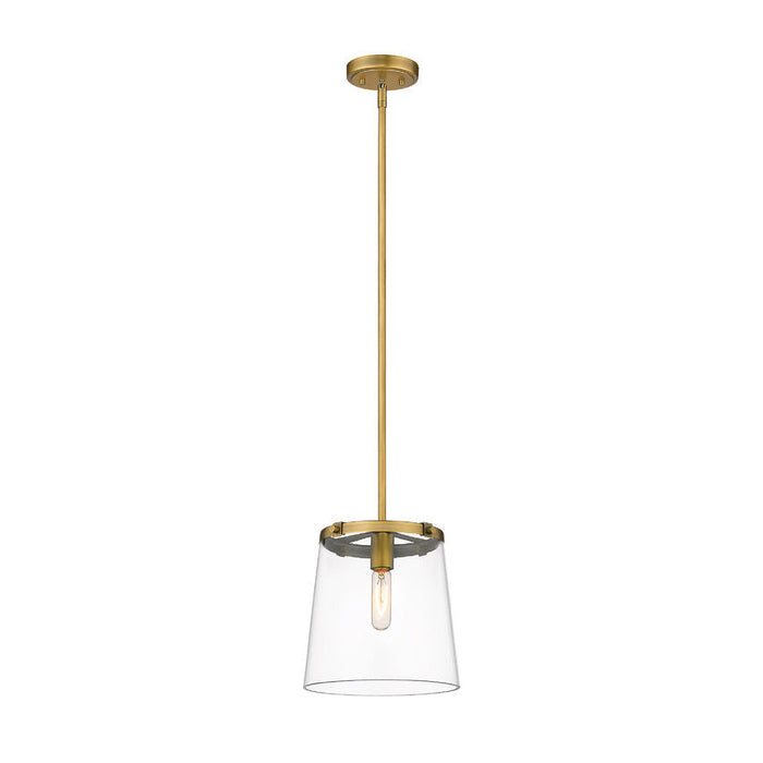 Z-Lite Callista Rubbed Brass 1 Light Pendant 3032P10-RB | theLightShop