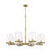 Z-Lite Callista Rubbed Brass 8 Light Chandelier 3032-8RB | theLightShop
