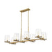 Z-Lite Callista Rubbed Brass 8 Light Island 3032-8L-RB | theLightShop