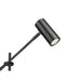Z-Lite Calumet Matte Black 1 Light Floor Lamp 814FL-MB