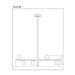 Z-Lite Calumet Matte Black Olde Brass Island Billiard 814-5L-MB-OBR | theLightShop