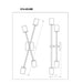 Z-Lite Calumet Matte Black Olde Brass Wall Sconce 814-4S-MB-OBR | theLightShop