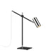 Z-Lite Calumet Matte Black Polished Nickel 1 Light Table Lamp 814TL-MB-PN | theLightShop