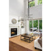 Z-Lite Calumet Matte Black Polished Nickel Chandelier 814-12MB-PN | theLightShop