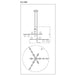 Z-Lite Calumet Matte Black Polished Nickel Chandelier 814-12MB-PN | theLightShop