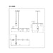 Z-Lite Calumet Matte Black Polished Nickel Chandelier 814-5MB-PN | theLightShop