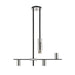 Z-Lite Calumet Matte Black Polished Nickel Chandelier 814-6MB-PN | theLightShop