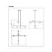 Z-Lite Calumet Matte Black Polished Nickel Chandelier 814-6MB-PN | theLightShop