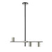 Z-Lite Calumet Matte Black Polished Nickel Island Billiard 814-3L-MB-PN | theLightShop