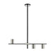 Z-Lite Calumet Matte Black Polished Nickel Island Billiard 814-3L-MB-PN | theLightShop