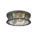 Z-Lite Cape Harbor Bronze Flushmount 491F4-BRZ | theLightShop