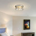 Z-Lite Cape Harbor Brushed Nickel Flushmount 491F3-BN | theLightShop