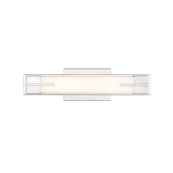 Z-Lite Chase Vanity Brushed Nickel LED 1 Light 18 Inch 4100-18W-BN-LED | theLightShop