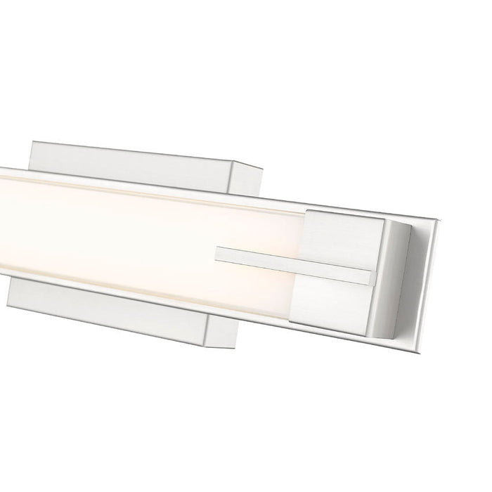 Z-Lite Chase Vanity Brushed Nickel LED 1 Light 18 Inch 4100-18W-BN-LED | theLightShop