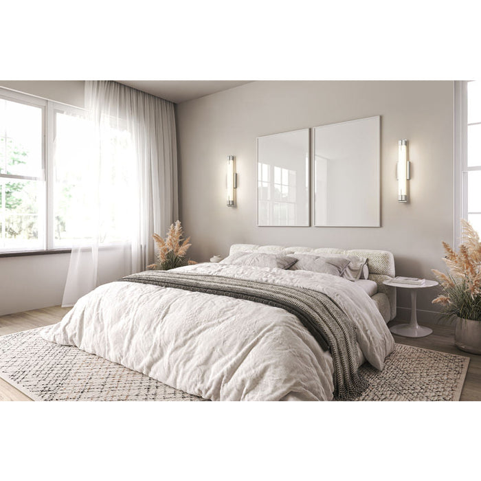 Z-Lite Chase Vanity Brushed Nickel LED 1 Light 23 Inch 4100-23W-BN-LED | theLightShop