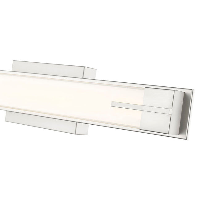 Z-Lite Chase Vanity Brushed Nickel LED 1 Light 23 Inch 4100-23W-BN-LED | theLightShop
