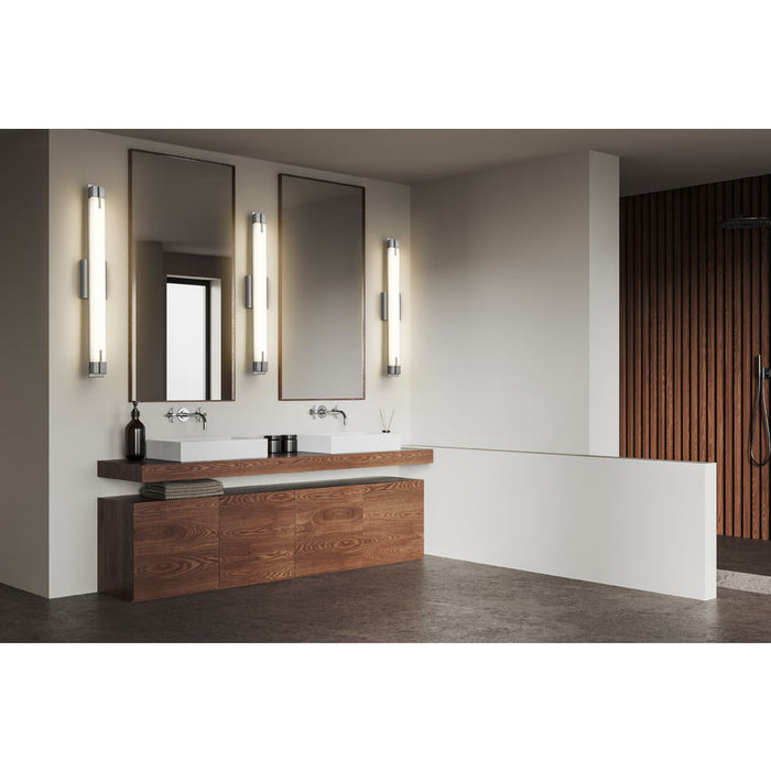 Z-Lite Chase Vanity Brushed Nickel LED 1 Light 33 Inch 4100-33W-BN-LED | theLightShop