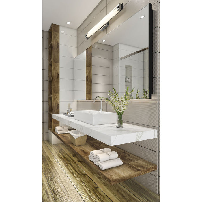 Z-Lite Chase Vanity Chrome LED 1 Light 33 Inch 4100-33W-CH-LED | theLightShop