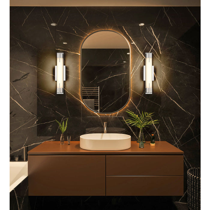 Z-Lite Chase Vanity Chrome LED 1 Light 4100-18W-CH-LED | theLightShop