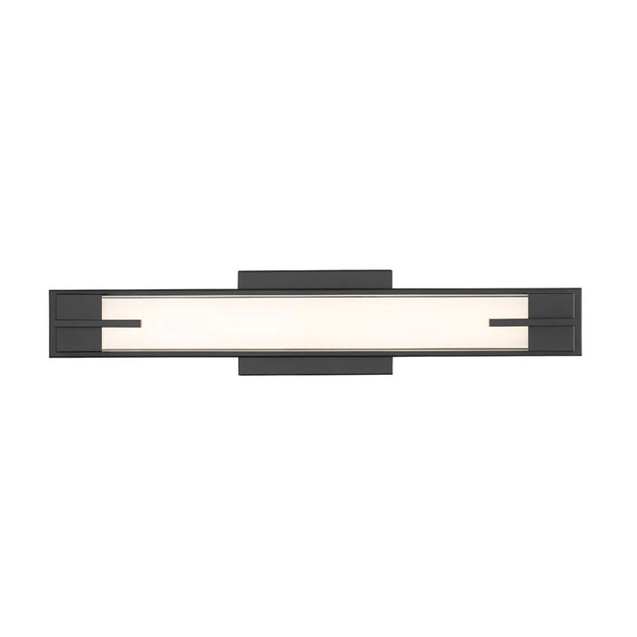 Z-Lite Chase Vanity Matte Black LED 1 Light 23 Inch 4100-23W-MB-LED | theLightShop