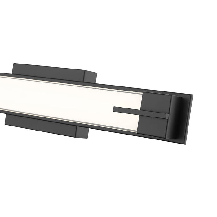 Z-Lite Chase Vanity Matte Black LED 1 Light 23 Inch 4100-23W-MB-LED | theLightShop